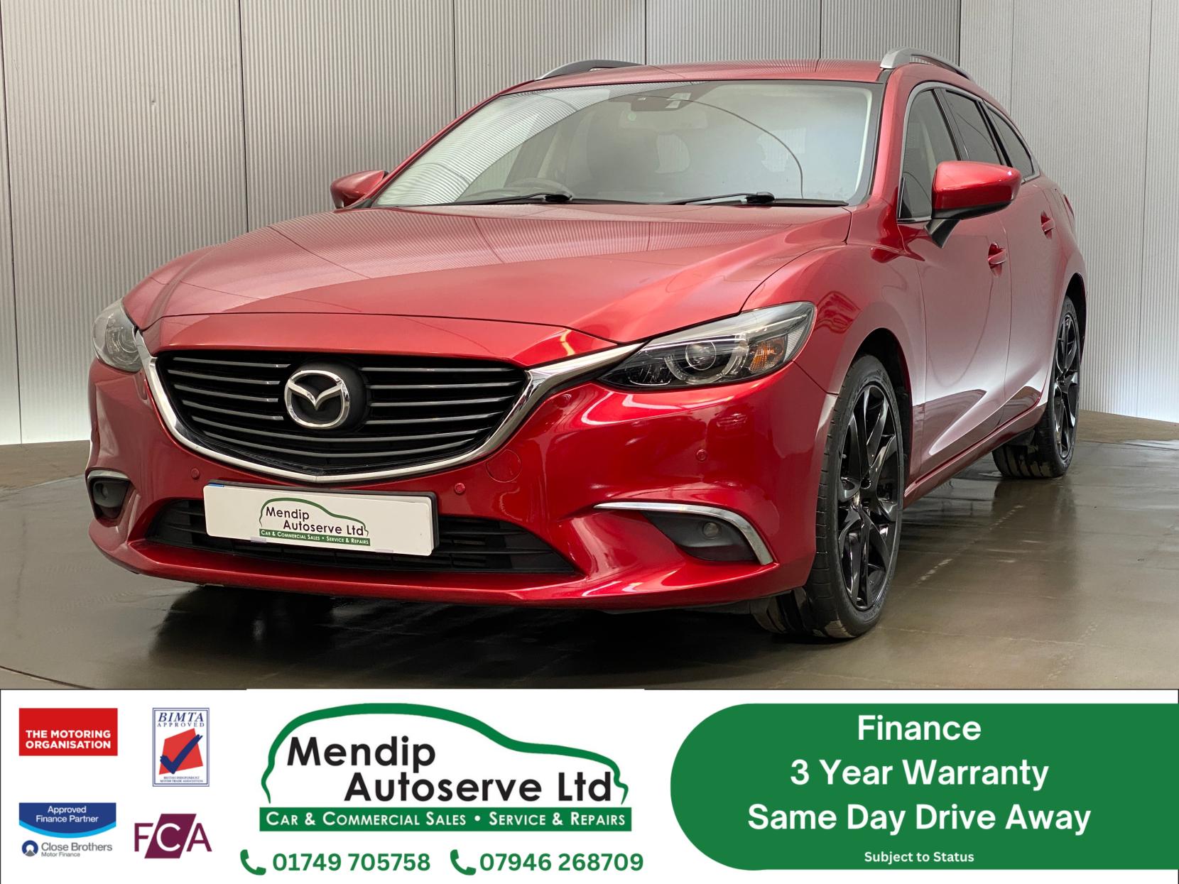 Mazda Mazda6 2.2 SKYACTIV-D Sport Nav Tourer 5dr Diesel Manual Euro 6 (s/s) (175 ps)