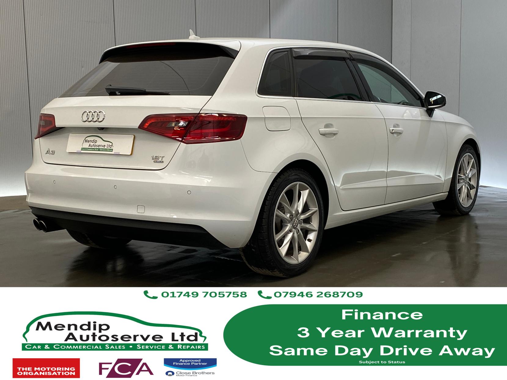 Audi A3 1.8 TFSI S line Sportback 5dr Petrol S Tronic quattro Euro 6 (s/s) (Nav) (180 ps)