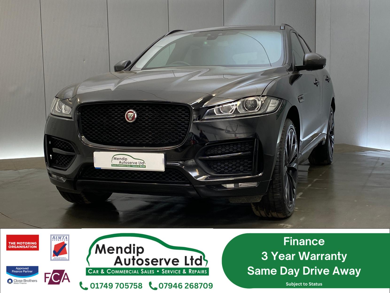 Jaguar F-PACE 2.0 D180 R-Sport SUV 5dr Diesel Auto AWD Euro 6 (s/s) (180 ps)