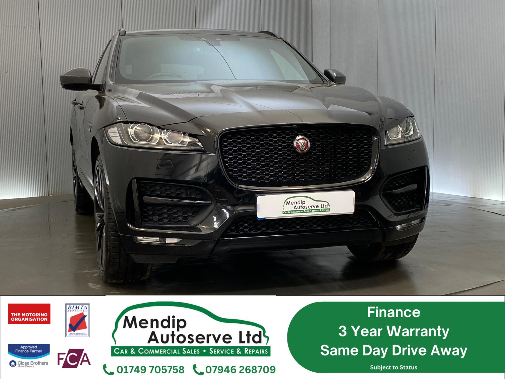 Jaguar F-PACE 2.0 D180 R-Sport SUV 5dr Diesel Auto AWD Euro 6 (s/s) (180 ps)