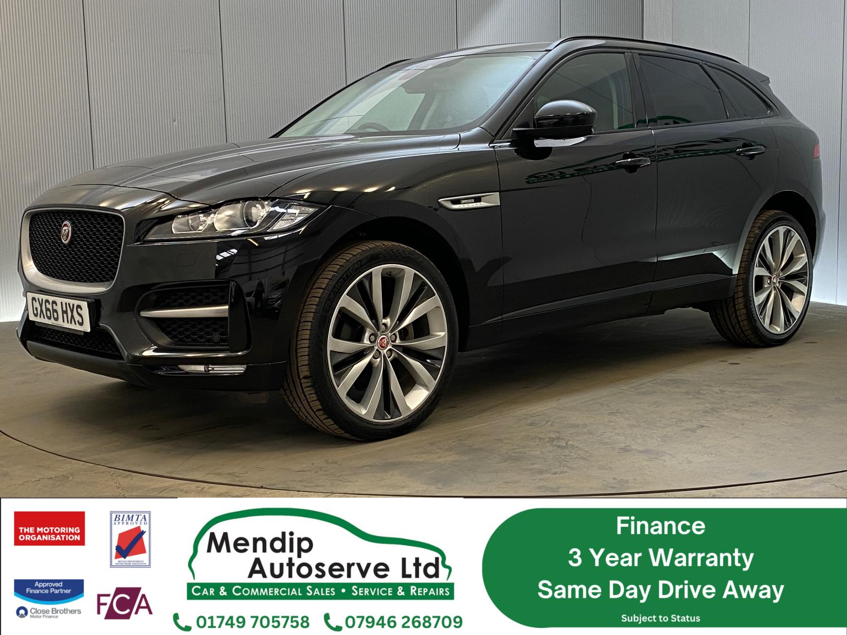 Jaguar F-PACE 2.0 D180 R-Sport SUV 5dr Diesel Auto AWD Euro 6 (s/s) (180 ps)