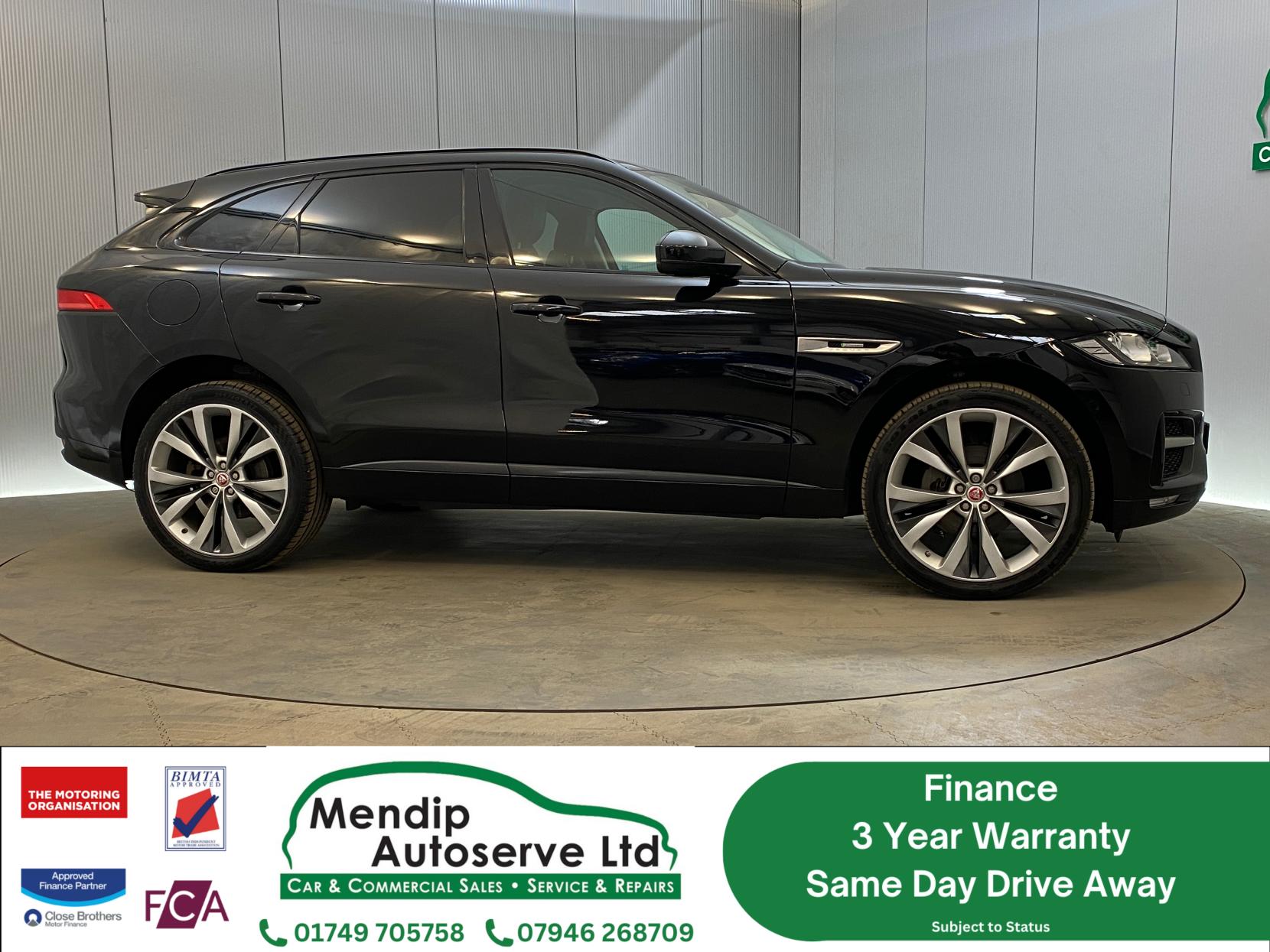 Jaguar F-PACE 2.0 D180 R-Sport SUV 5dr Diesel Auto AWD Euro 6 (s/s) (180 ps)