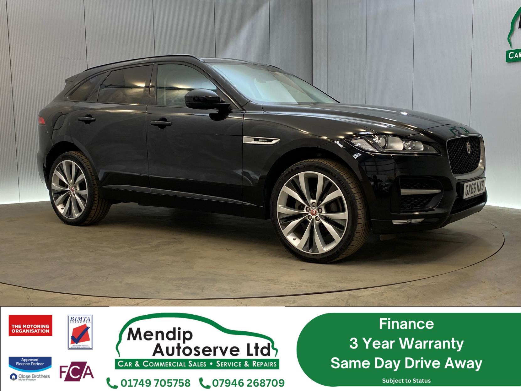 Jaguar F-PACE 2.0 D180 R-Sport SUV 5dr Diesel Auto AWD Euro 6 (s/s) (180 ps)