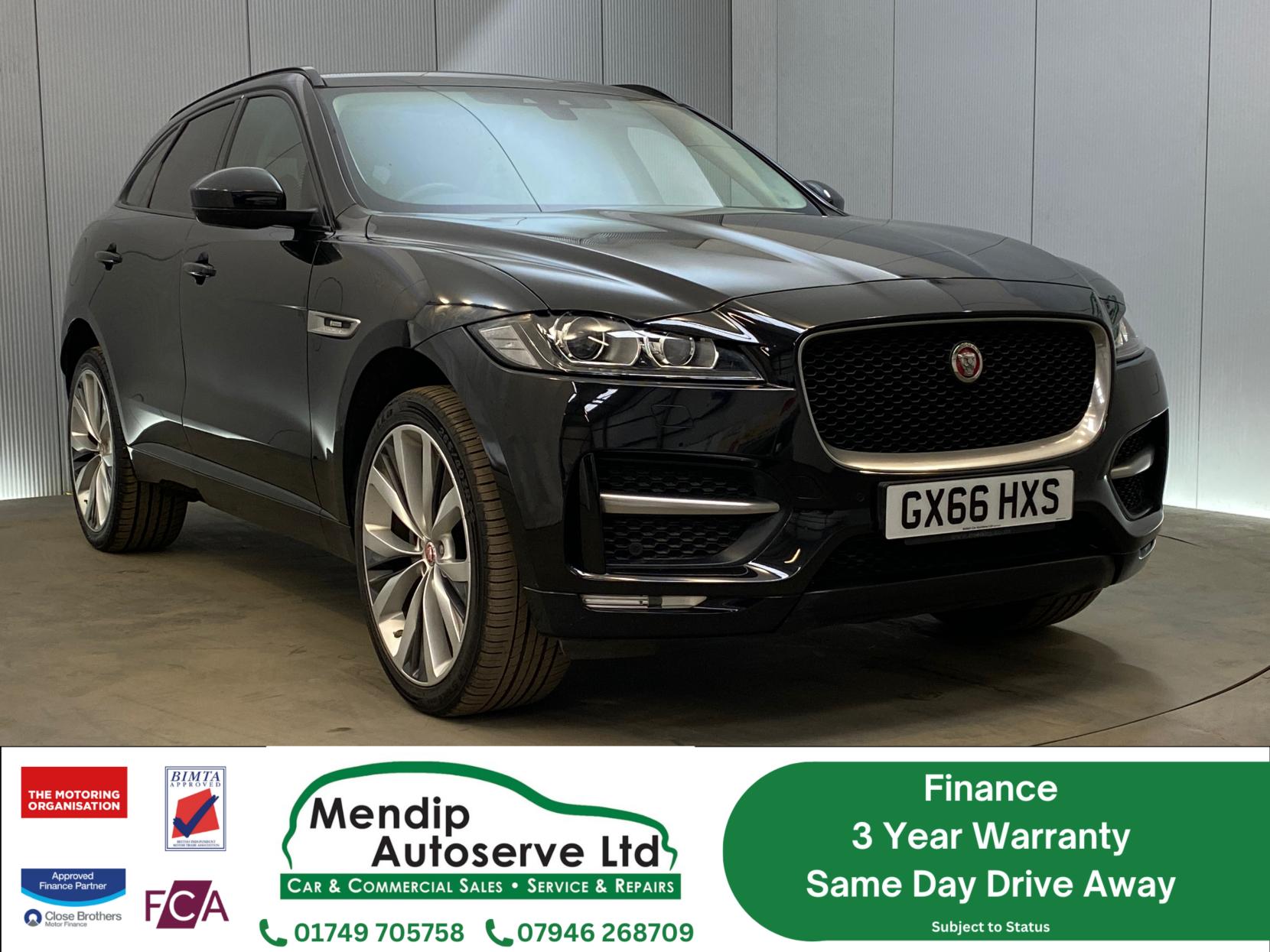 Jaguar F-PACE 2.0 D180 R-Sport SUV 5dr Diesel Auto AWD Euro 6 (s/s) (180 ps)