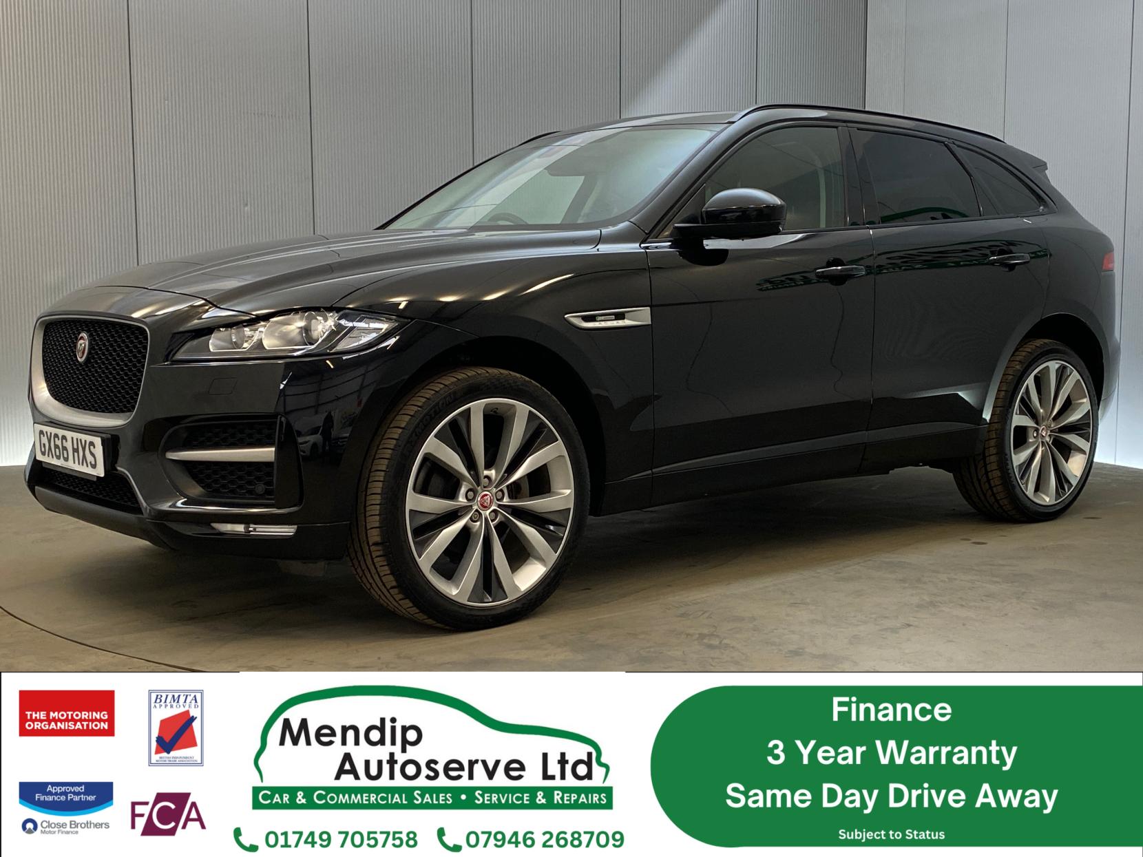 Jaguar F-PACE 2.0 D180 R-Sport SUV 5dr Diesel Auto AWD Euro 6 (s/s) (180 ps)