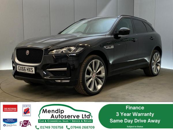 Jaguar F-PACE 2.0 D180 R-Sport SUV 5dr Diesel Auto AWD Euro 6 (s/s) (180 ps)