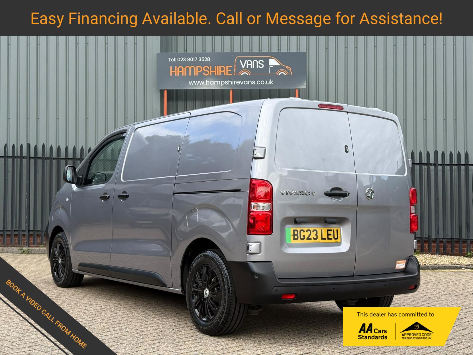 2023 Vauxhall Vivaro Electric 3100 75kWh Prime Panel Van 6dr Electric Auto L1 H1 (7.4kW Charger) (136 ps) - Thumbnail 3