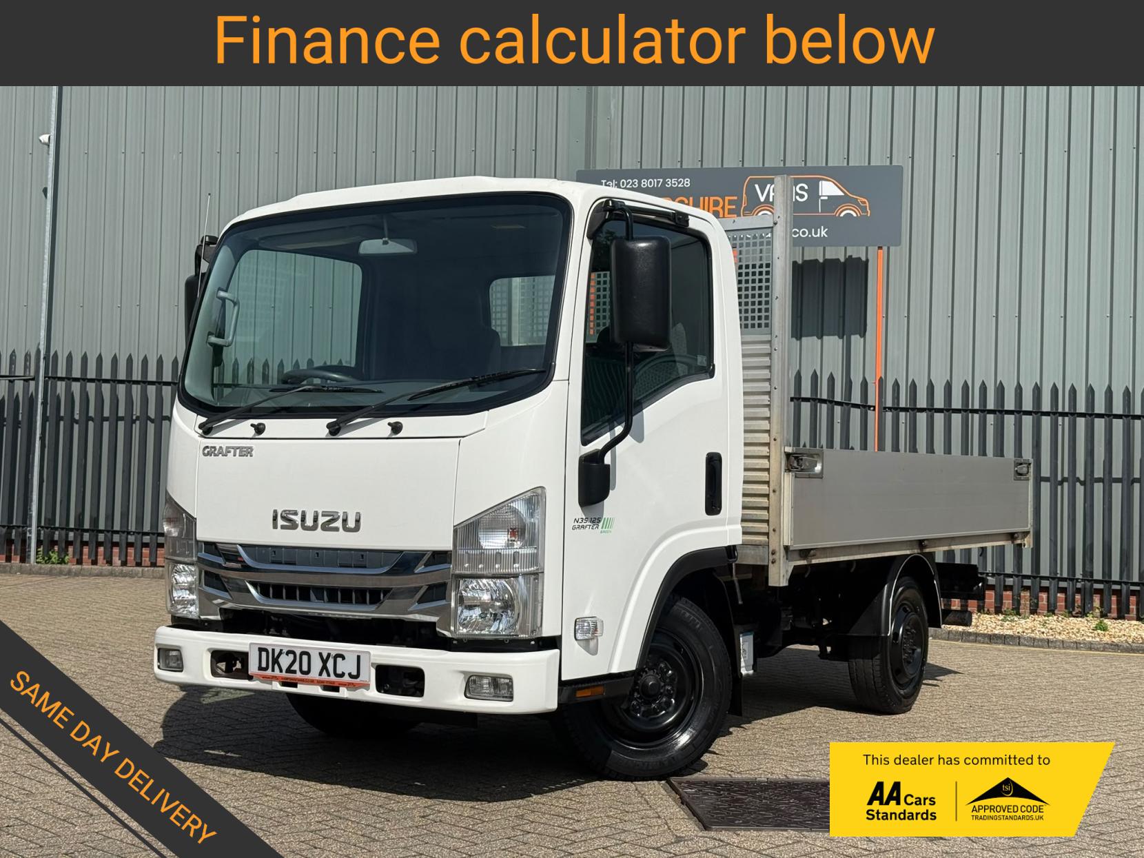 2020 Isuzu Grafter 1.9D N35 Green Dropside 2dr Diesel Manual RWD LWB Euro 6 (TRW) (125 ps) - Thumbnail 2