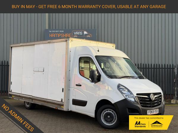 Vauxhall Movano 2.3 CDTi 3500 Luton 4dr Diesel Manual FWD L3 H1 Euro 6 (20m3) (130 ps)