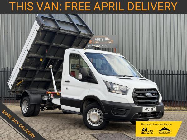 Ford Transit 2.0 350 EcoBlue 1-Way Double Tipper Double Cab 4dr Diesel Manual RWD L3 Euro 6 (1-Way, 1-Stop) (130 ps)