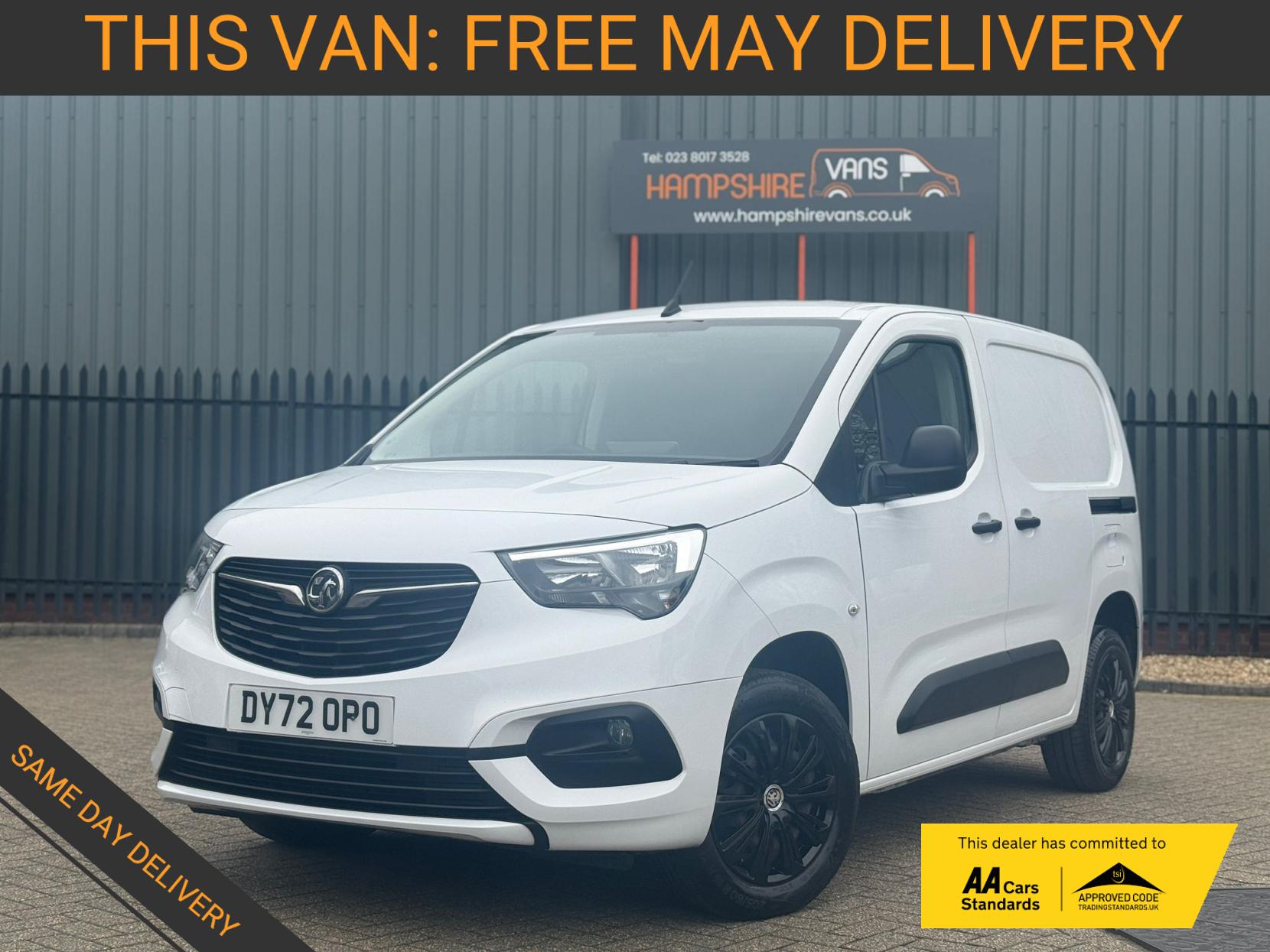 Vauxhall Combo 1.5 Turbo D 2300 Sportive Panel Van 5dr Diesel Manual L1 H1 Euro 6 (100 ps)
