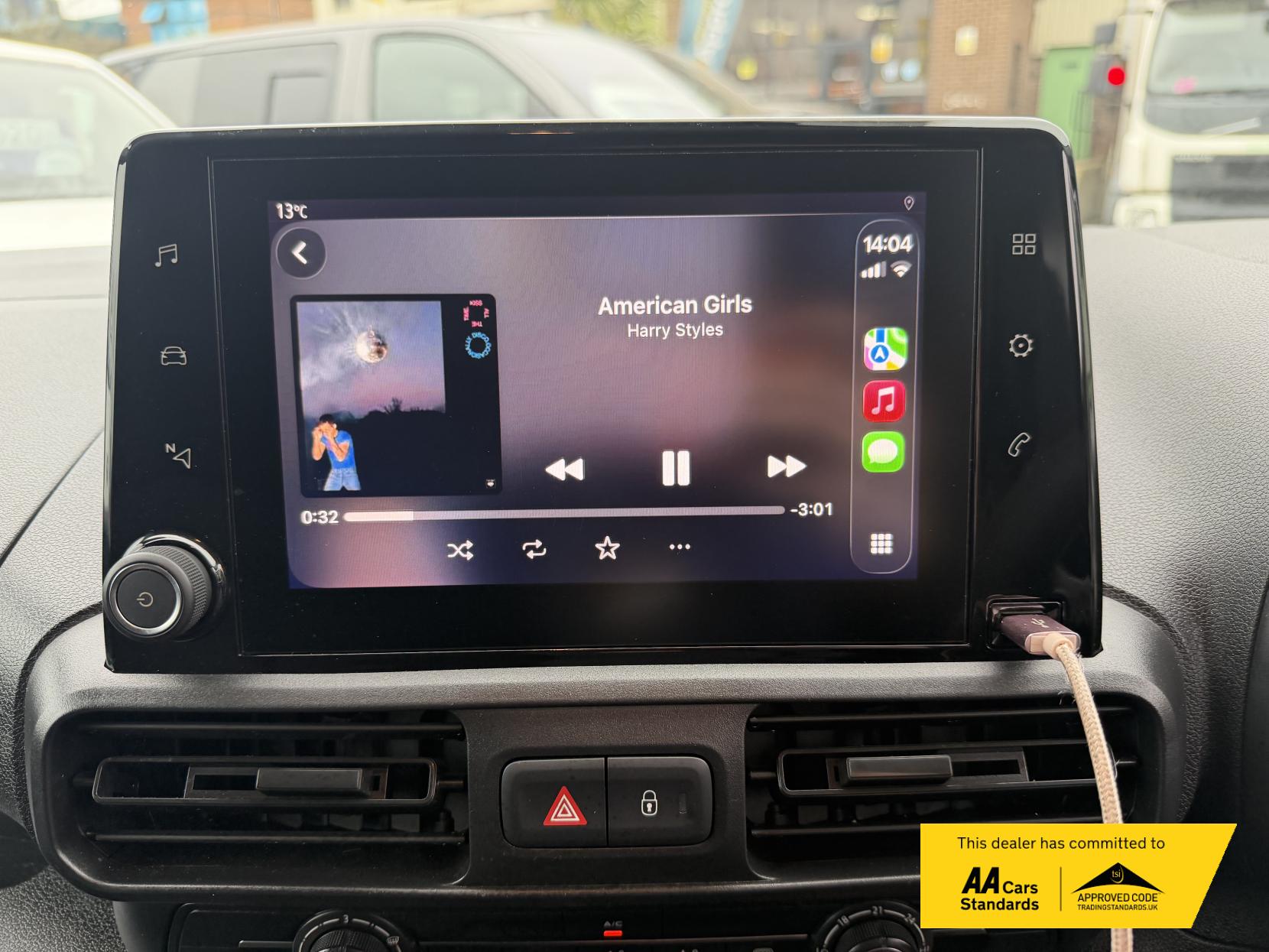 Vauxhall Combo 1.5 Turbo D 2300 Sportive Panel Van 5dr Diesel Manual L1 H1 Euro 6 (100 ps)