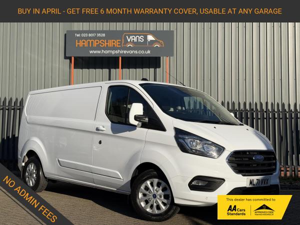 Ford Transit Custom 2.0 300 EcoBlue Limited Panel Van 5dr Diesel Auto L2 H1 Euro 6 (s/s) (130 ps)