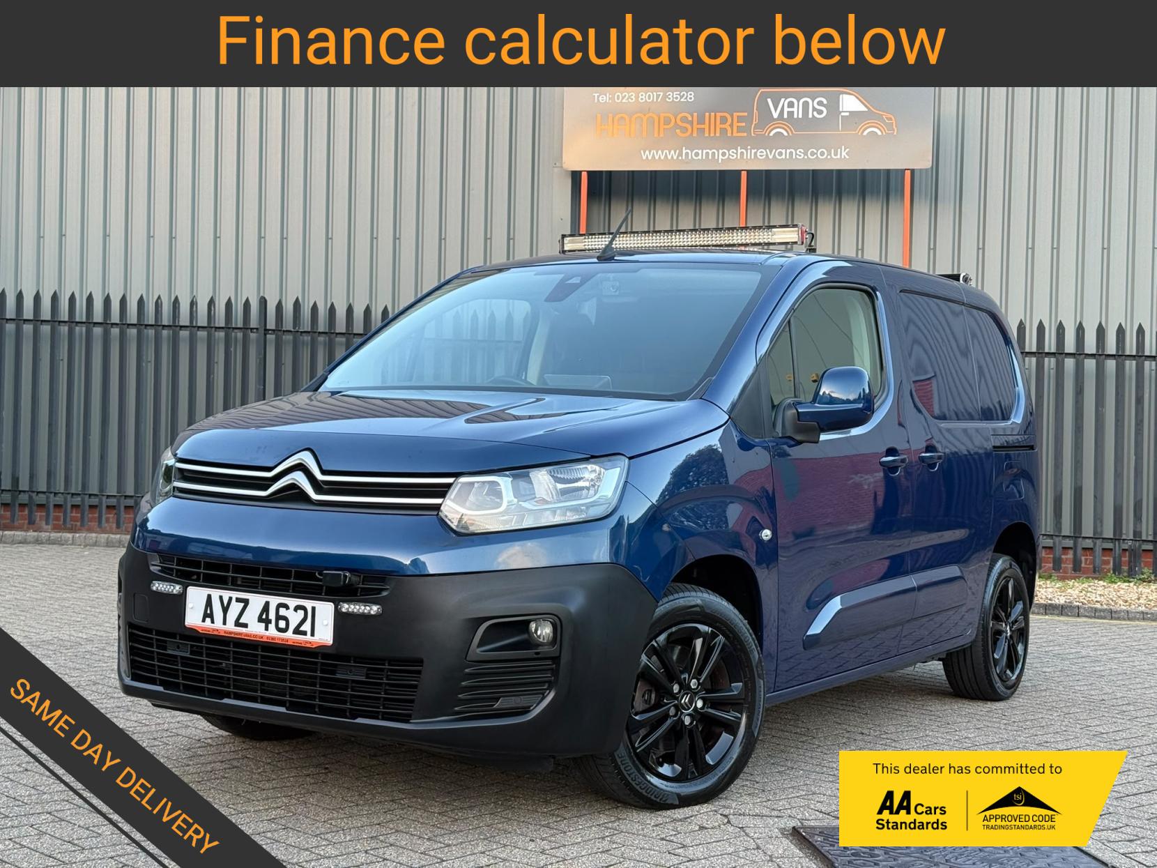2020 Citroen Berlingo 1.5 BlueHDi 1000 Driver M Panel Van 5dr Diesel EAT8 SWB Euro 6 (s/s) (130 ps) - Thumbnail 2