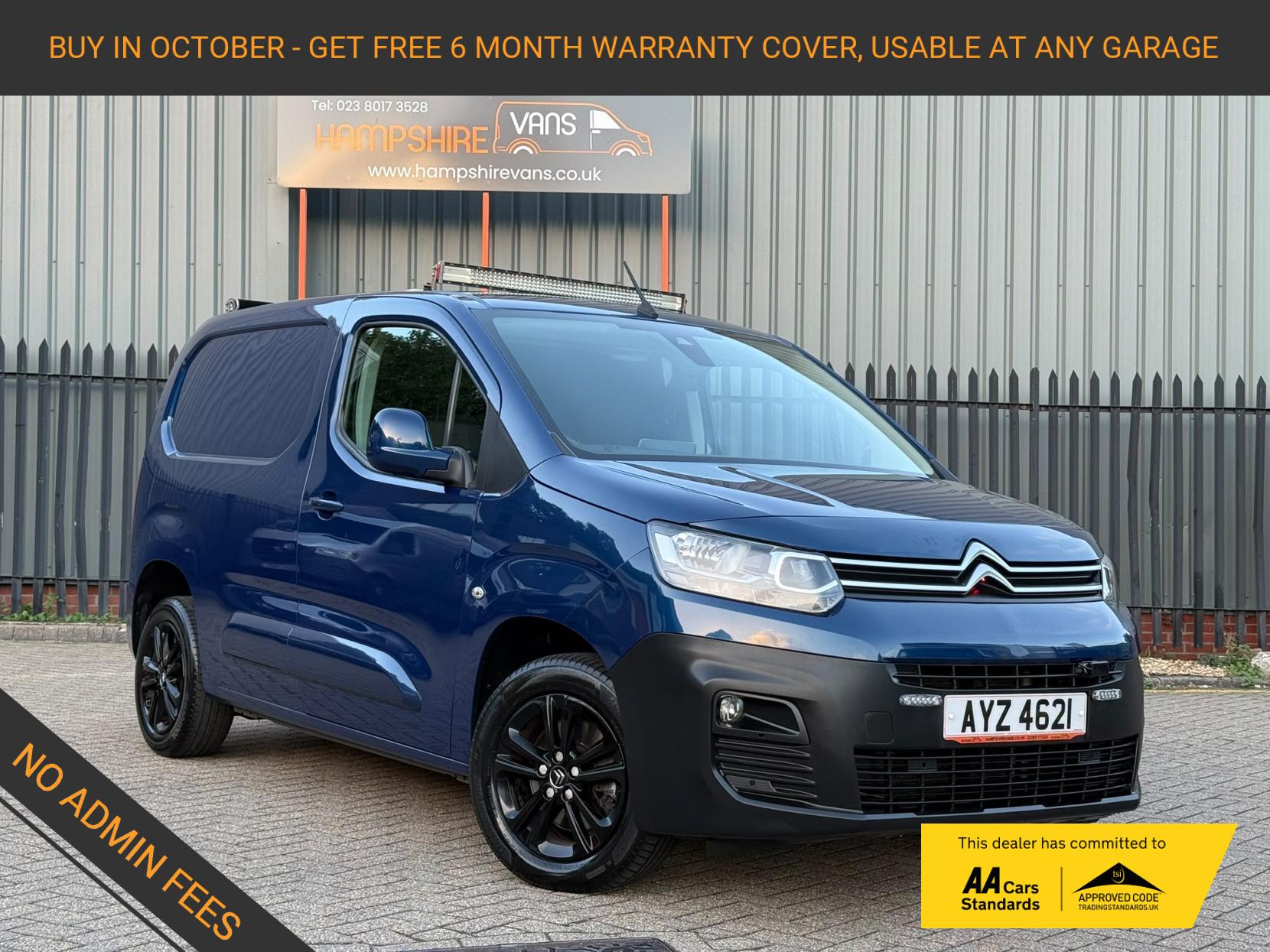 2020 Citroen Berlingo 1.5 BlueHDi 1000 Driver M Panel Van 5dr Diesel EAT8 SWB Euro 6 (s/s) (130 ps) - Image 1