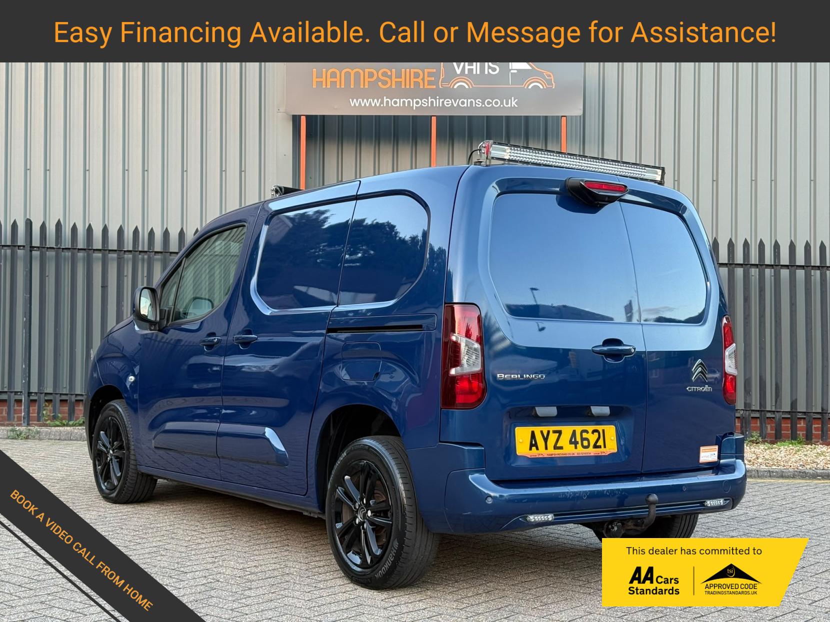 2020 Citroen Berlingo 1.5 BlueHDi 1000 Driver M Panel Van 5dr Diesel EAT8 SWB Euro 6 (s/s) (130 ps) - Thumbnail 3