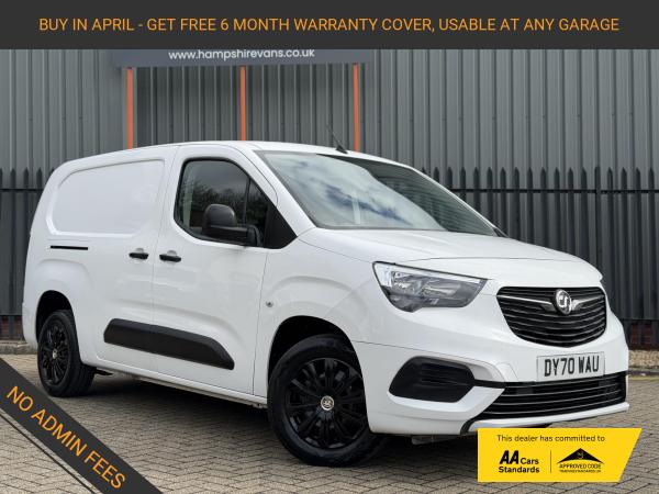Vauxhall Combo 1.5 Turbo D 2300 Sportive Panel Van 4dr Diesel Manual L2 H1 Euro 6 (s/s) (100 ps)