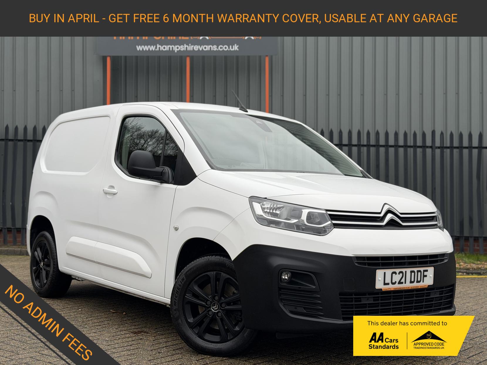 Citroen Berlingo 1.5 BlueHDi 1000 Driver M Panel Van 5dr Diesel Manual SWB Euro 6 (s/s) (100 ps)