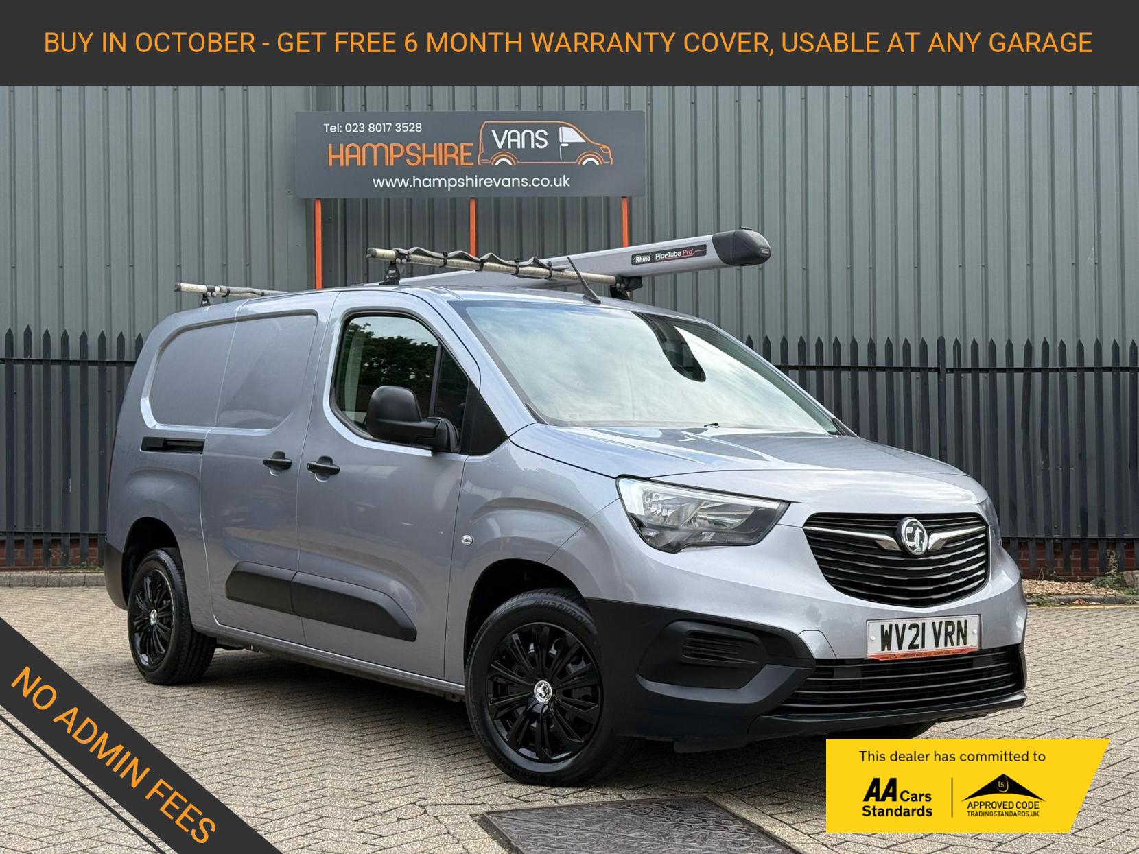 2021 Vauxhall Combo 1.5 Turbo D 2300 Edition Panel Van 4dr Diesel Manual L2 H1 Euro 6 (100 ps) - Image 1