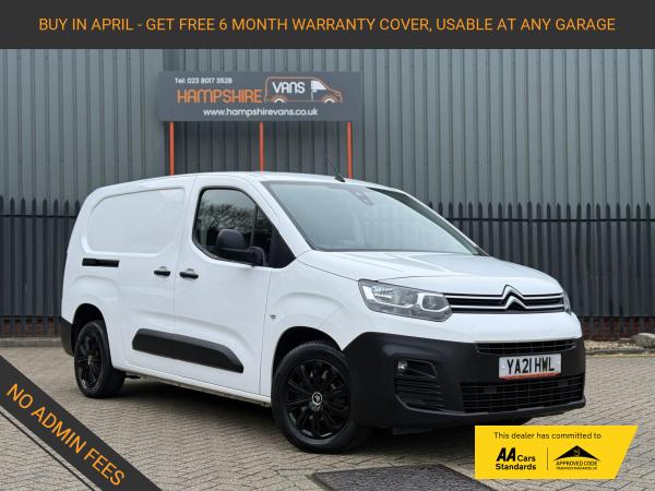Citroen Berlingo 1.5 BlueHDi 850 Enterprise XL Crew Van Double Cab 6dr Diesel Manual LWB Euro 6 (100 ps)