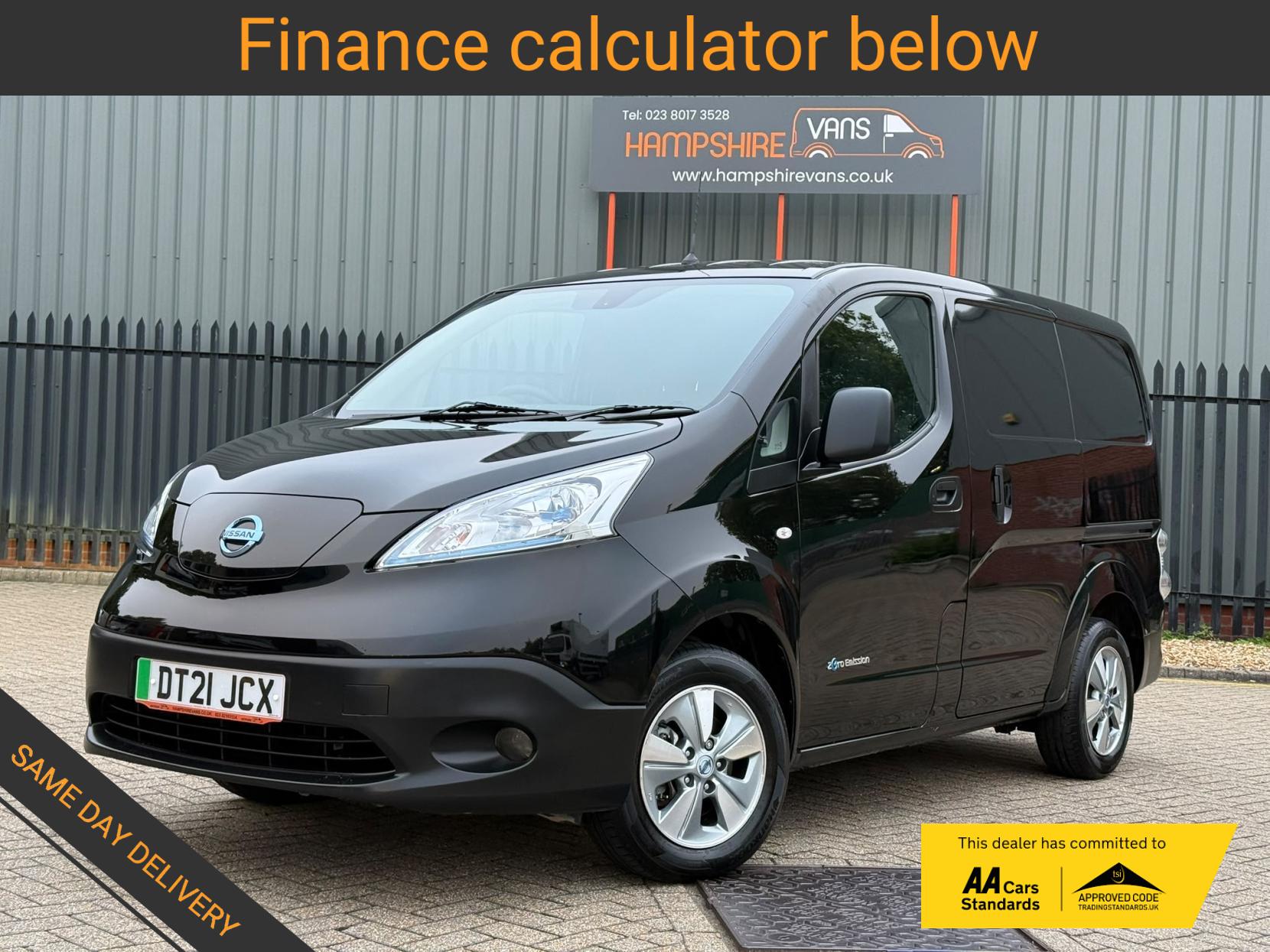 2021 Nissan e-NV200 40kWh Tekna Panel Van 5dr Electric Auto SWB (Quick Charge) (109 ps) - Thumbnail 2
