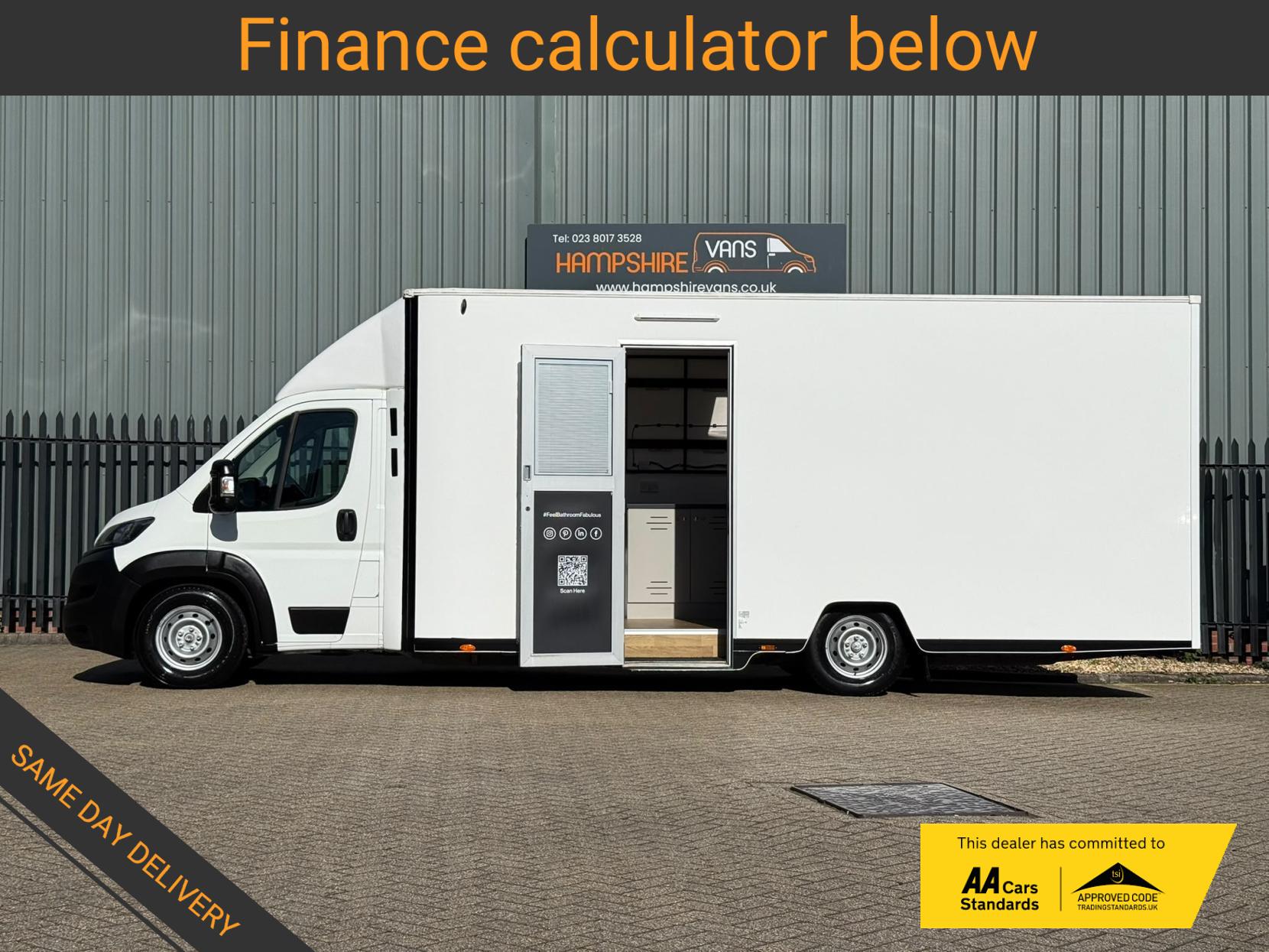 2019 Peugeot Boxer 2.0 BlueHDi 335 Built for Business Low Floor Luton 4dr Diesel Manual L3 Euro 6 (160 ps) - Thumbnail 2