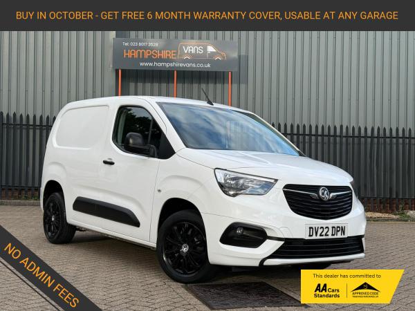 Vauxhall Combo 1.5 Turbo D 2300 Sportive Panel Van 5dr Diesel Manual L1 H1 Euro 6 (100 ps)