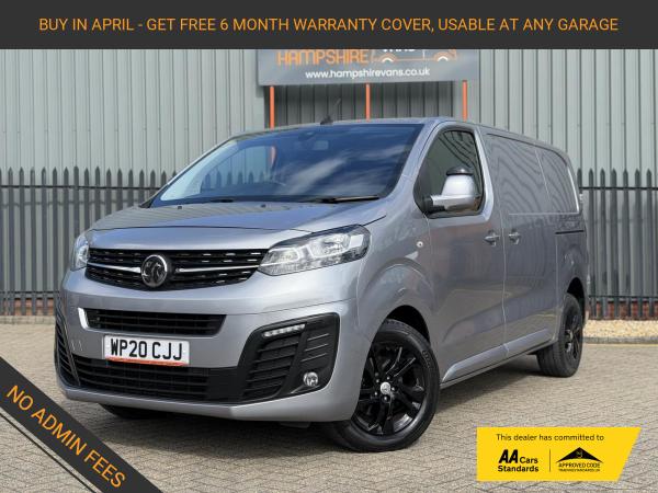 Vauxhall Vivaro 2.0 Turbo D 3100 Elite Panel Van 5dr Diesel Auto L1 H1 Euro 6 (s/s) (180 ps)
