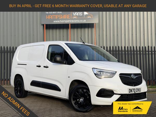 Vauxhall Combo 1.5 Turbo D 2300 Sportive Panel Van 4dr Diesel Manual L2 H1 Euro 6 (s/s) (100 ps)
