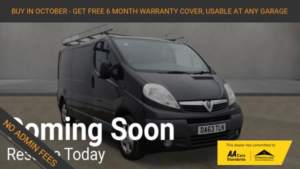 Vauxhall Vivaro 2.0 2900 CDTi Sportive Panel Van 4dr Diesel Manual FWD L3 (195 g/km, 113 bhp)