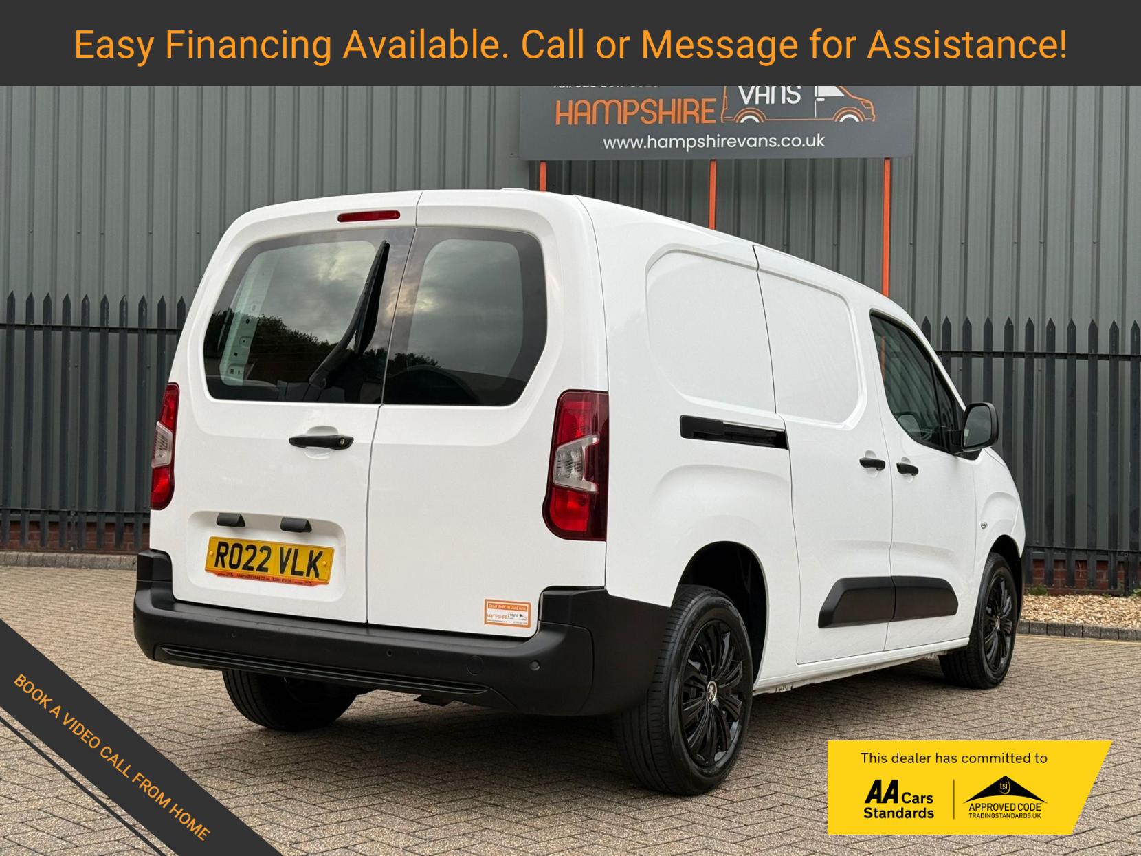 2022 Peugeot Partner 1.5 BlueHDi 850 Professional Long Crew Van Double Cab 6dr Diesel Manual LWB Euro 6 (100 bhp) - Thumbnail 3