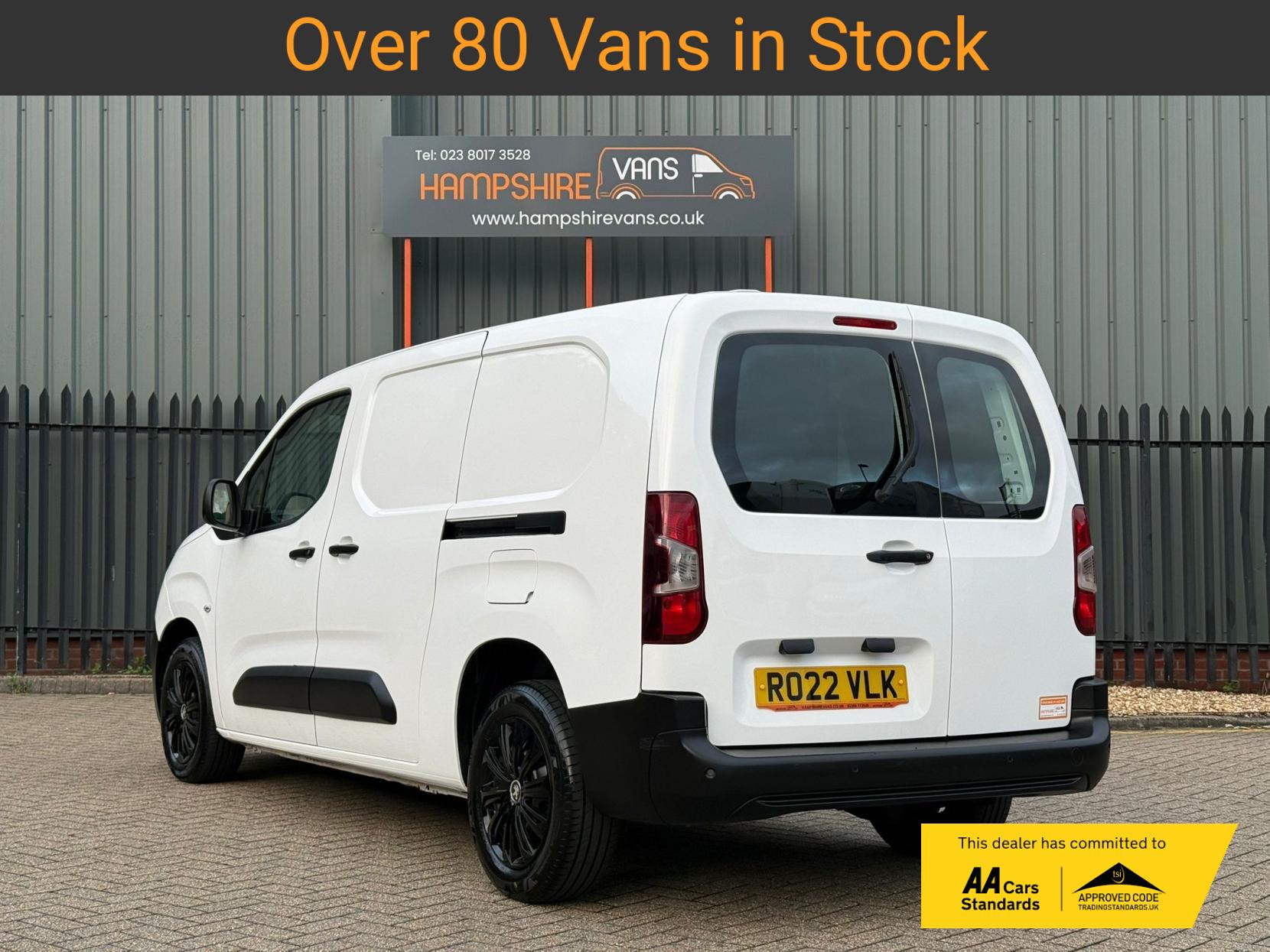 2022 Peugeot Partner 1.5 BlueHDi 850 Professional Long Crew Van Double Cab 6dr Diesel Manual LWB Euro 6 (100 bhp) - Thumbnail 4