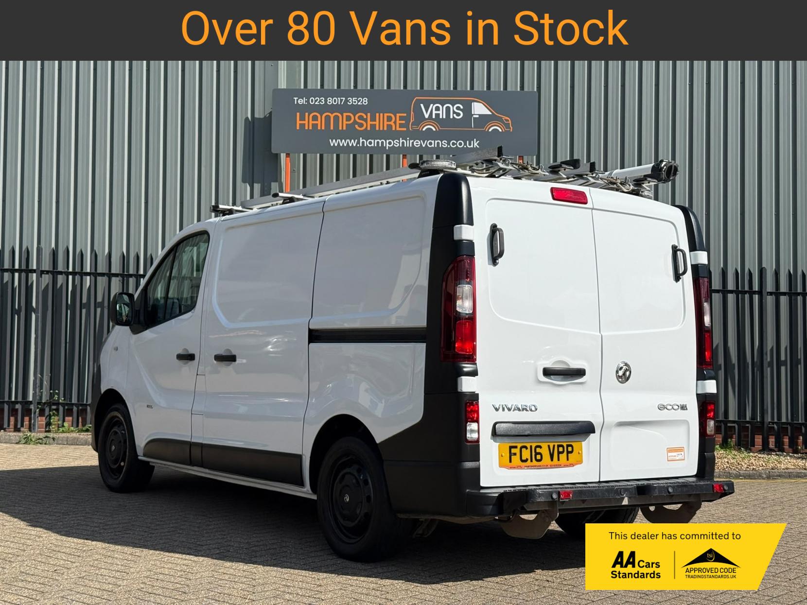 2016 Vauxhall Vivaro 1.6 CDTi 2900 ecoFLEX Panel Van 5dr Diesel Manual L1 H1 Euro 5 (s/s) (90 ps) - Thumbnail 4
