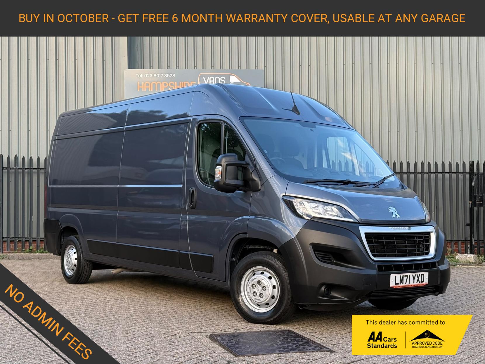 2022 Peugeot Boxer 2.2 BlueHDi 335 Professional Panel Van 5dr Diesel Manual L3 H2 Euro 6 (s/s) (140 ps) - Image 1