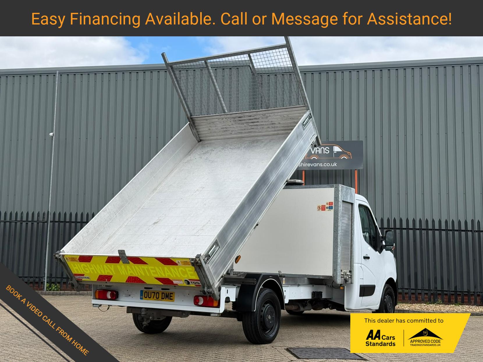 2020 Renault Master 2.3 dCi 35 Business Tipper 2dr Diesel Manual FWD LWB Euro 6 (Aluminium, Tool Box) (135 ps) - Thumbnail 3