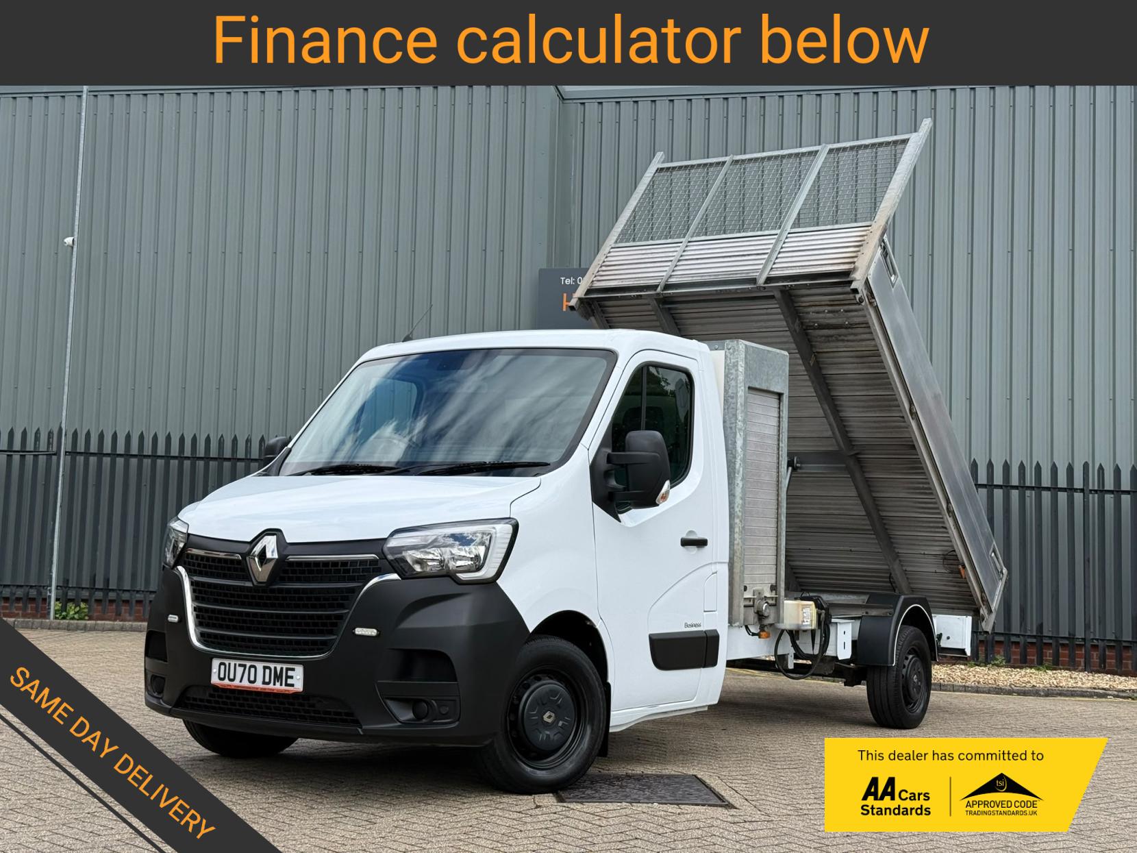 2020 Renault Master 2.3 dCi 35 Business Tipper 2dr Diesel Manual FWD LWB Euro 6 (Aluminium, Tool Box) (135 ps) - Thumbnail 2