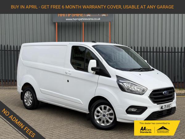 Ford Transit Custom 2.0 300 EcoBlue Limited Panel Van 5dr Diesel Auto L1 H1 Euro 6 (s/s) (130 ps)