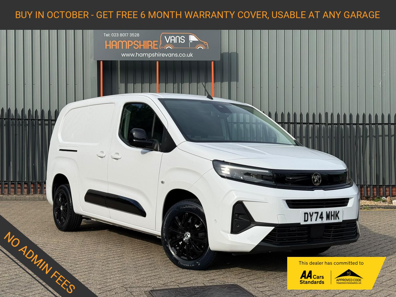 2024 Vauxhall Combo 1.5 Turbo D 2300 Pro XL Panel Van 6dr Diesel Auto LWB Euro 6 (s/s) (130 ps)
