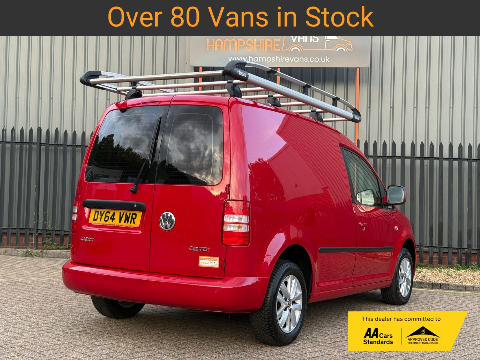 2014 Volkswagen Caddy 1.6 TDI C20 Highline Panel Van 4dr Diesel Manual L1 H1 (149 g/km, 101 bhp) - Thumbnail 4