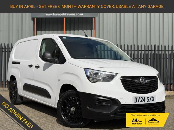 Vauxhall Combo 1.5 Turbo D 2300 Prime Panel Van 6dr Diesel Manual L2 H1 Euro 6 (s/s) (100 ps)