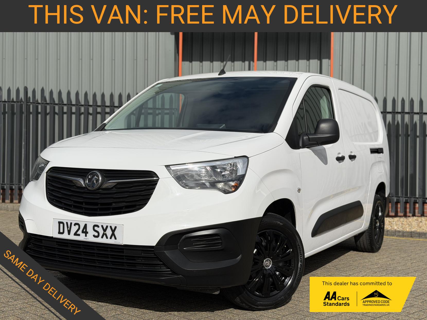 Vauxhall Combo 1.5 Turbo D 2300 Prime Panel Van 6dr Diesel Manual L2 H1 Euro 6 (s/s) (100 ps)
