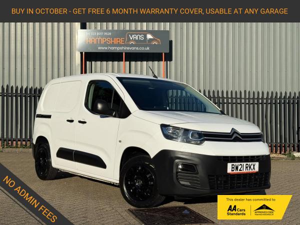 Citroen Berlingo 1.5 BlueHDi 650 Enterprise M Panel Van 5dr Diesel Manual SWB Euro 6 (s/s) (75 ps)