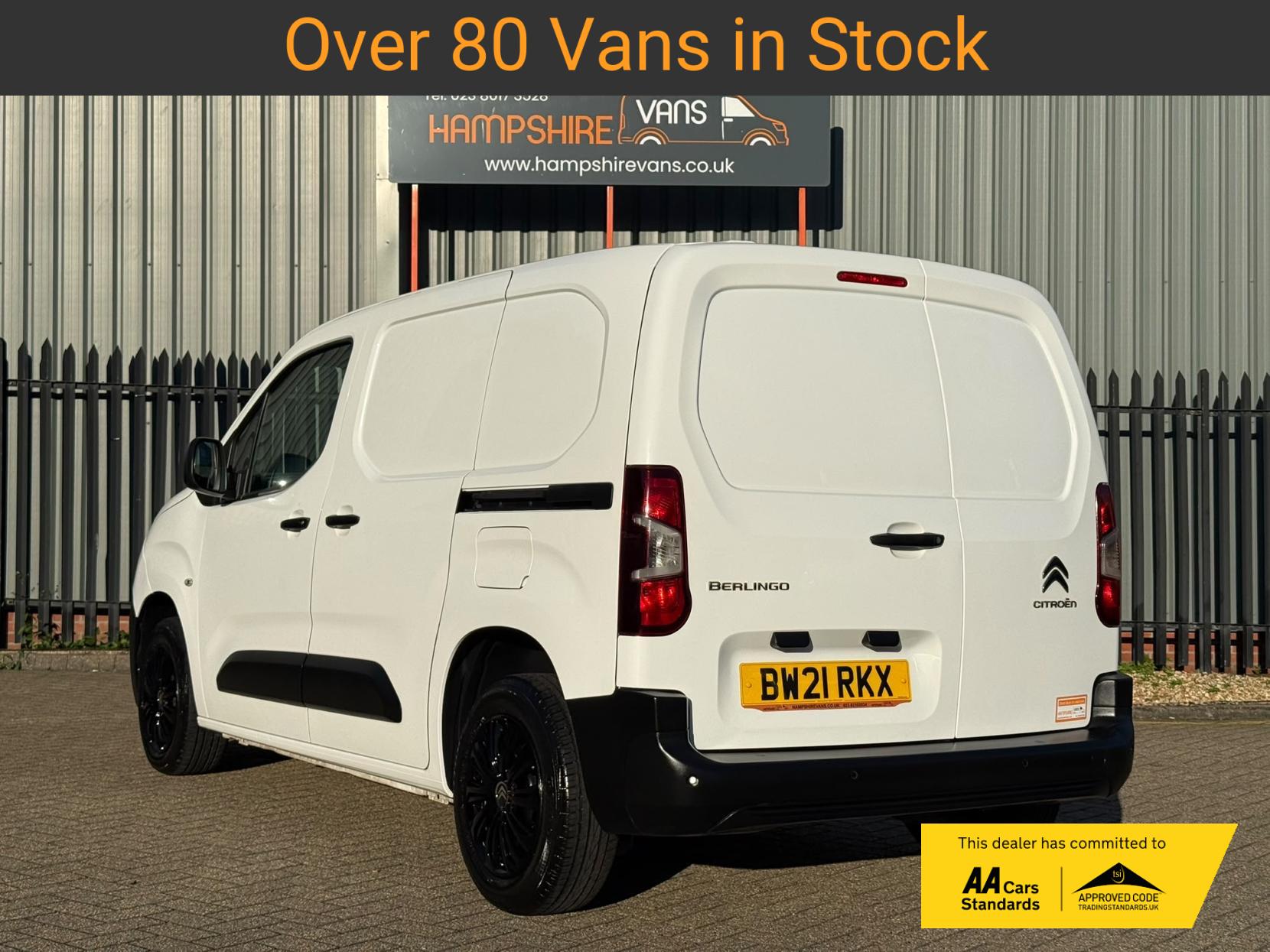 2021 Citroen Berlingo 1.5 BlueHDi 650 Enterprise M Panel Van 5dr Diesel Manual SWB Euro 6 (s/s) (75 ps) - Thumbnail 4