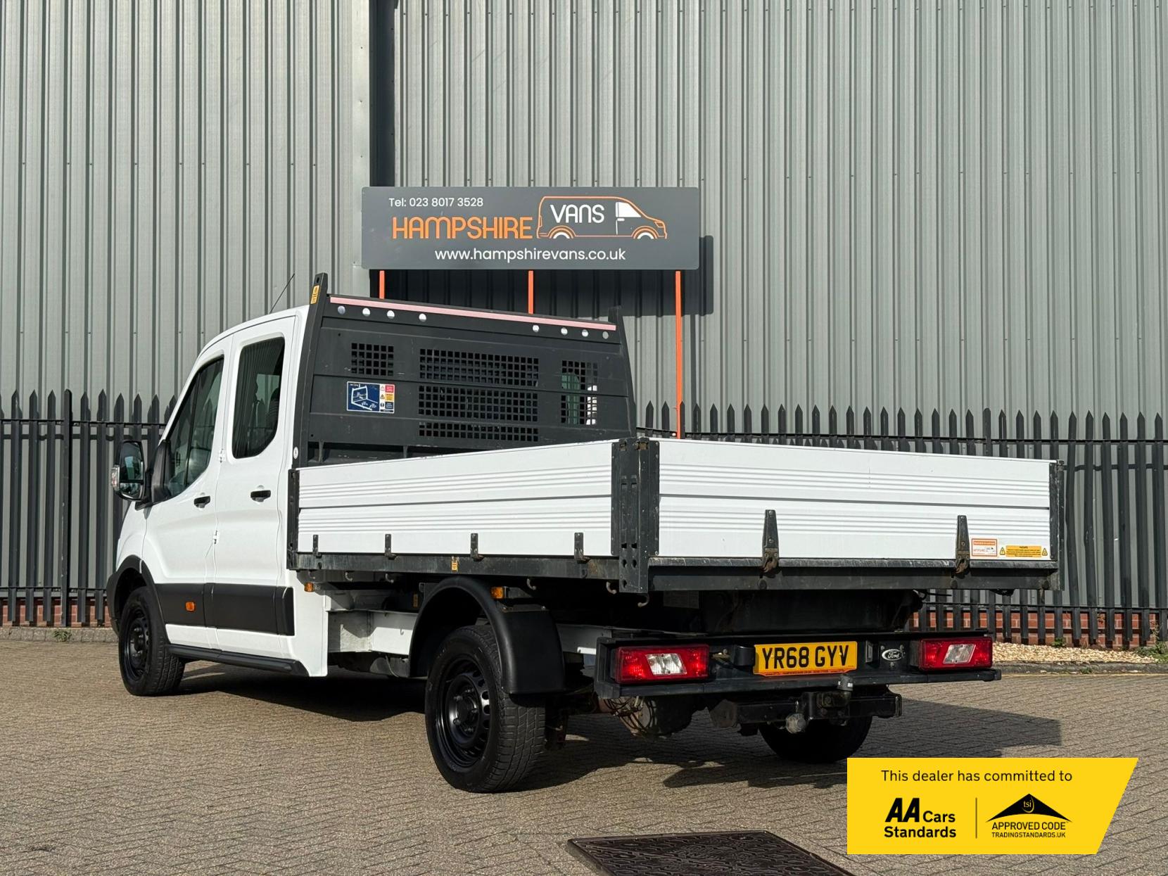 2018 Ford Transit 2.0 350 EcoBlue 1-Way Double Tipper Double Cab 4dr Diesel Manual RWD L3 Euro 6 (1-Way, 1-Stop) (130 ps) - Thumbnail 7