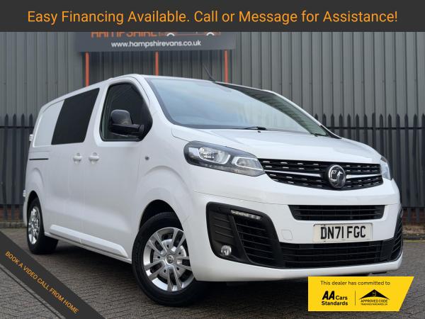 Vauxhall Vivaro 2.0 Turbo D 3100 Sportive Crew Van Double Cab 5dr Diesel Manual L1 H1 Euro 6 (s/s) (120 ps)