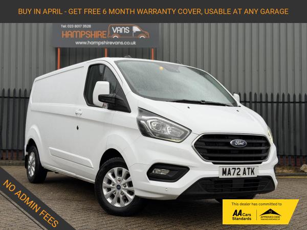 Ford Transit Custom 2.0 300 EcoBlue Limited Panel Van 5dr Diesel Manual L2 H1 Euro 6 (s/s) (130 ps)