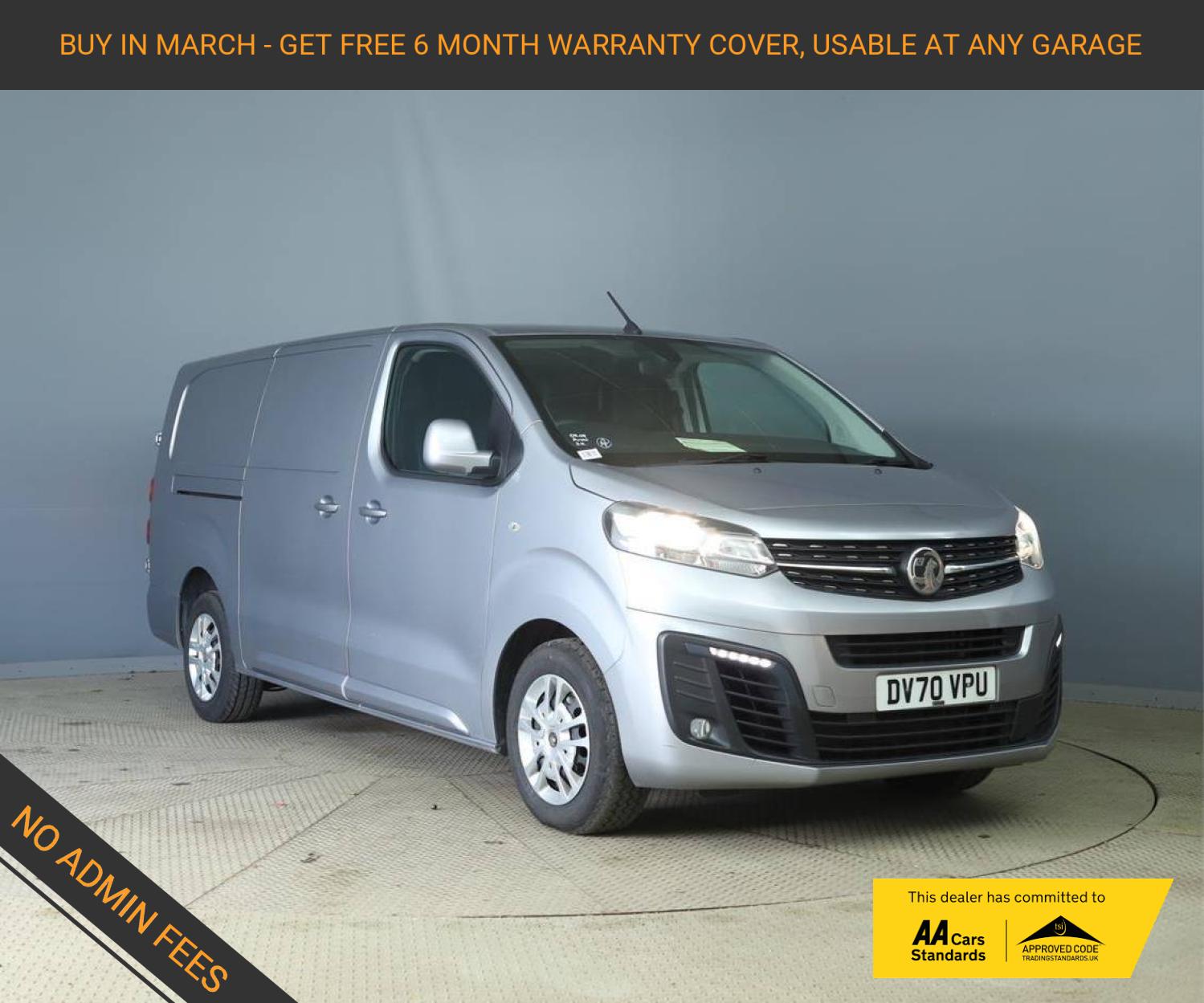 Vauxhall Vivaro 2.0 Turbo D 3100 Sportive Panel Van 5dr Diesel Manual L2 H1 Euro 6 (s/s) (120 ps)