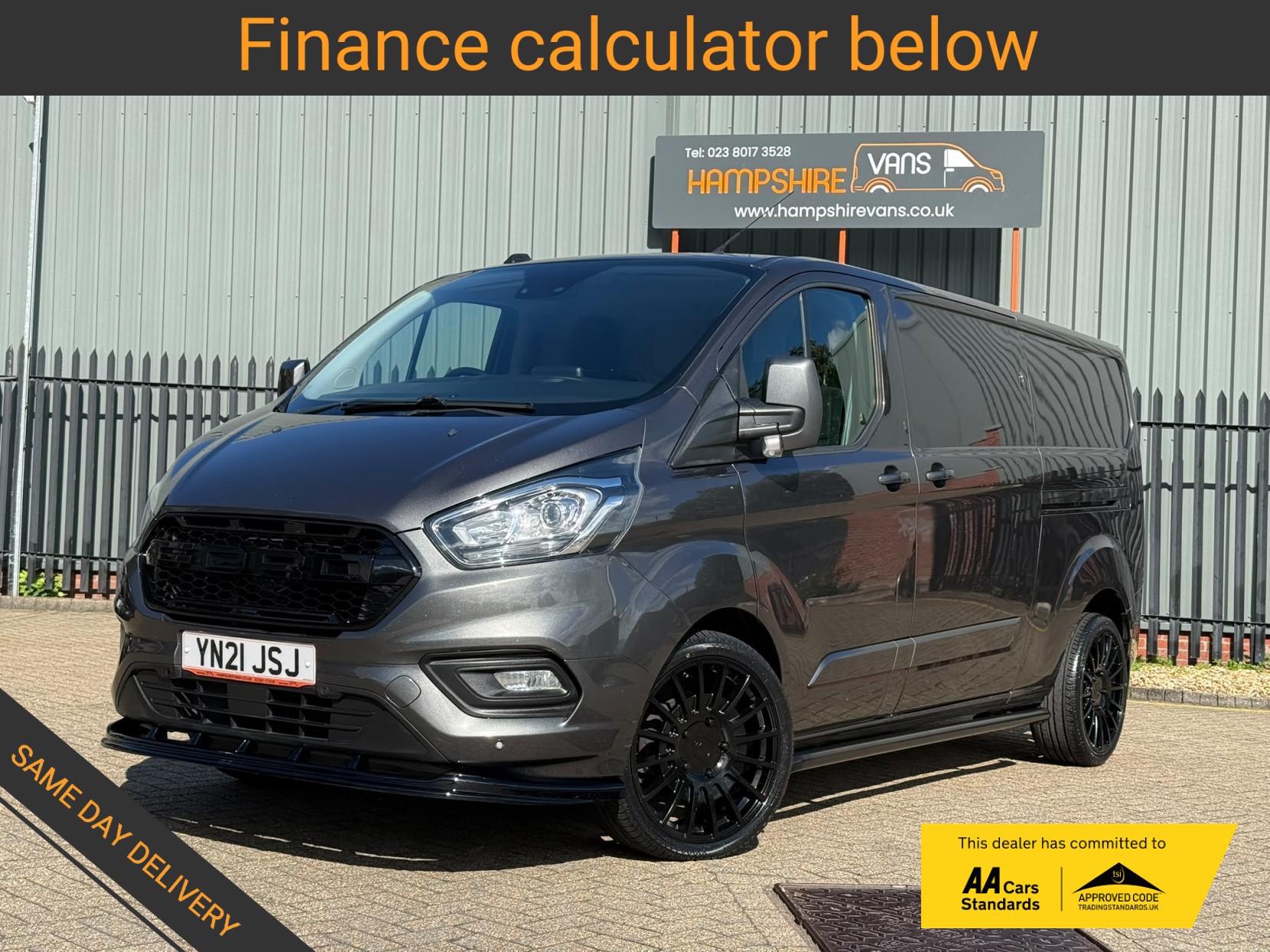2021 Ford Transit Custom 2.0 300 EcoBlue Limited Panel Van 5dr Diesel Manual L2 H1 Euro 6 (s/s) (130 ps) - Thumbnail 2