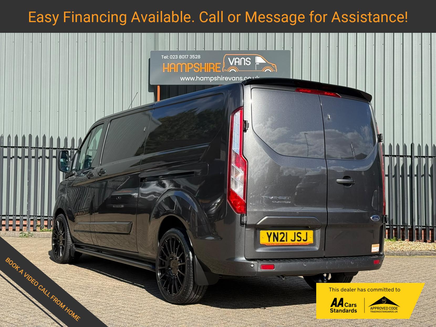 2021 Ford Transit Custom 2.0 300 EcoBlue Limited Panel Van 5dr Diesel Manual L2 H1 Euro 6 (s/s) (130 ps) - Thumbnail 3