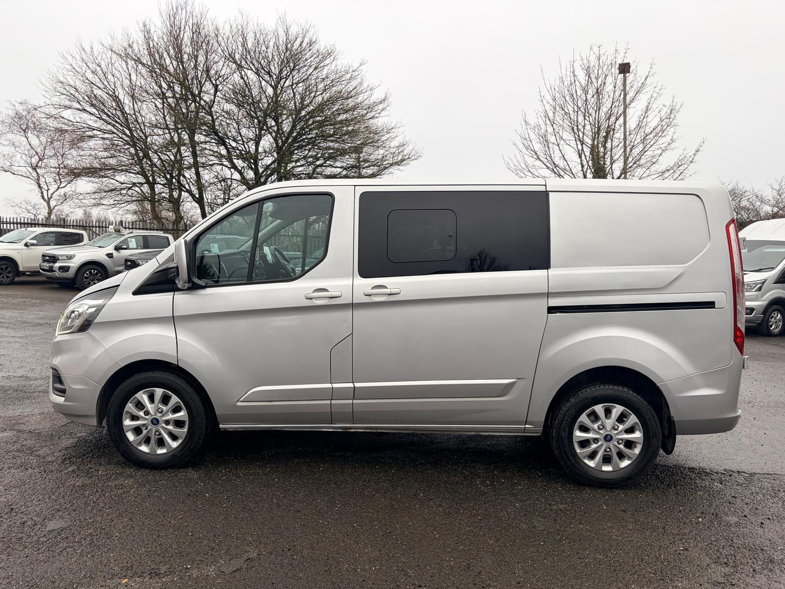 Ford Transit Custom 2.0 320 EcoBlue Limited Crew Van Double Cab 5dr Diesel Manual L1 H1 Euro 6 (6 Seat) (130 ps)